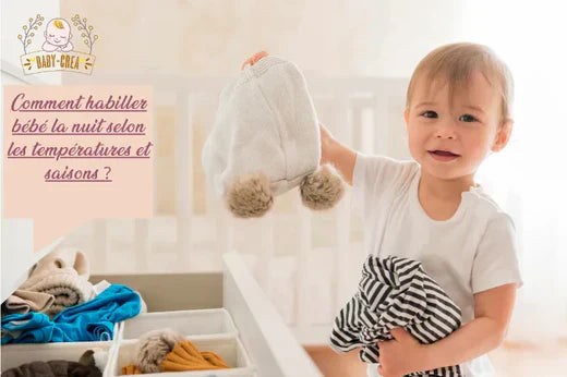 Come vestire il neonato di notte in base alle temperature e alle stagioni? 