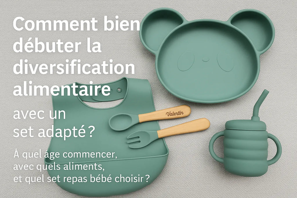 Come iniziare a diversificare gli alimenti con un set adatto?