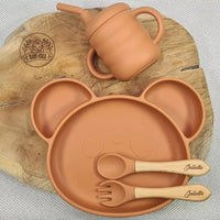 Coffret repas bébé panda personnalisé